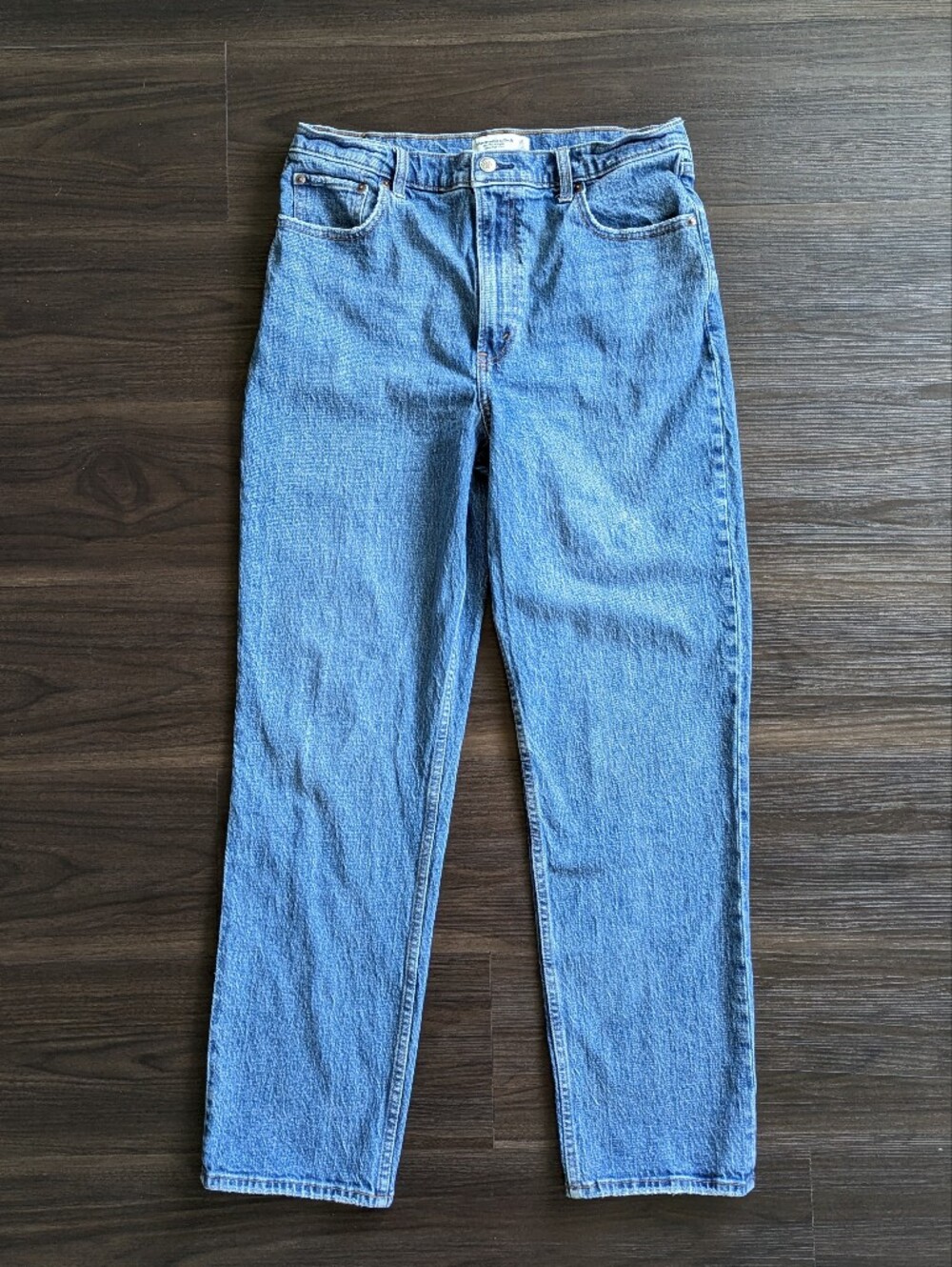 Abercrombie 90s Straight Leg Ultra High Rise Jeans 31 Minimalist Boho